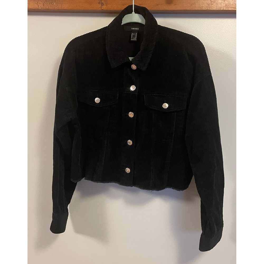Forever 21 Black Corduroy Jacket